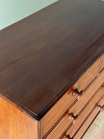 Victorian mahogany chest of drawers
