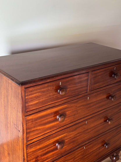 Victorian mahogany chest of drawers