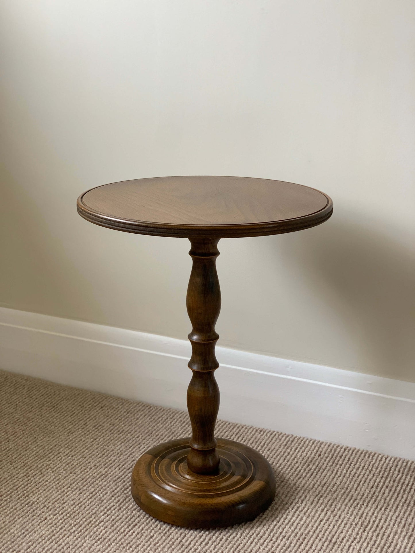 French vintage pedestal table