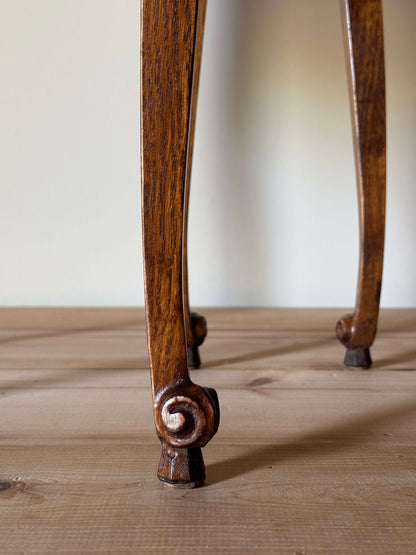 Pair of French vintage bedside tables with three drawers