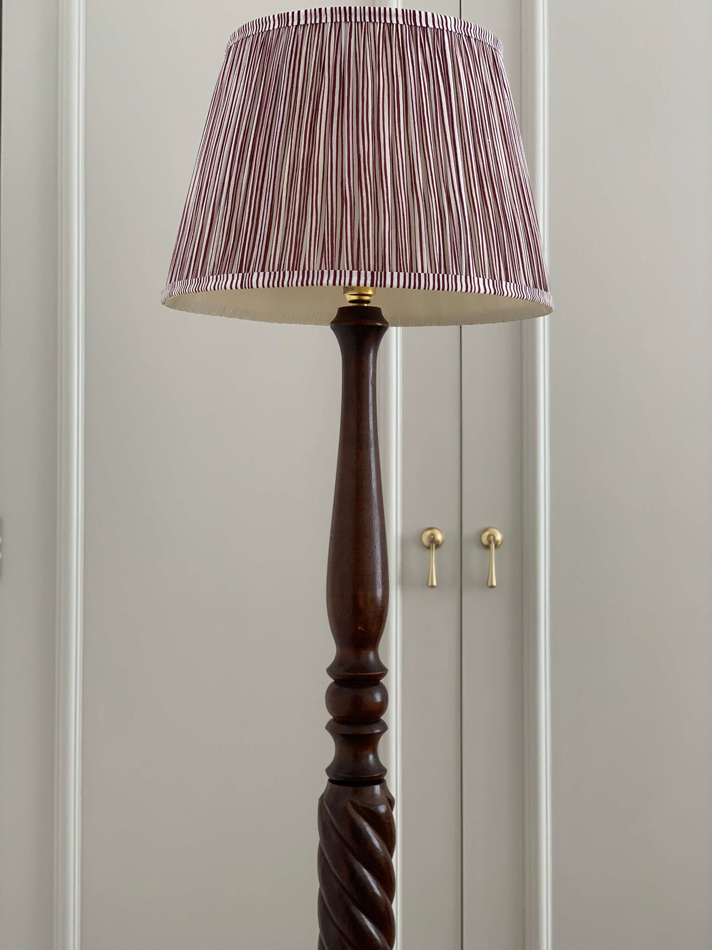 Vintage twisted floor lamp