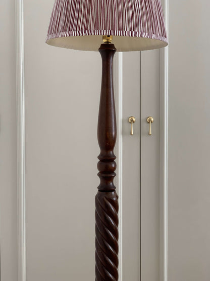 Vintage twisted floor lamp