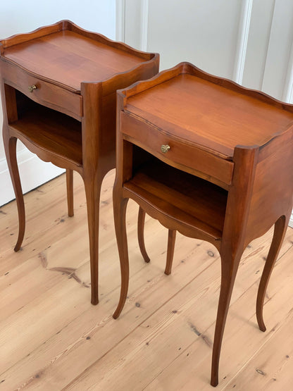 French vintage bedside tables