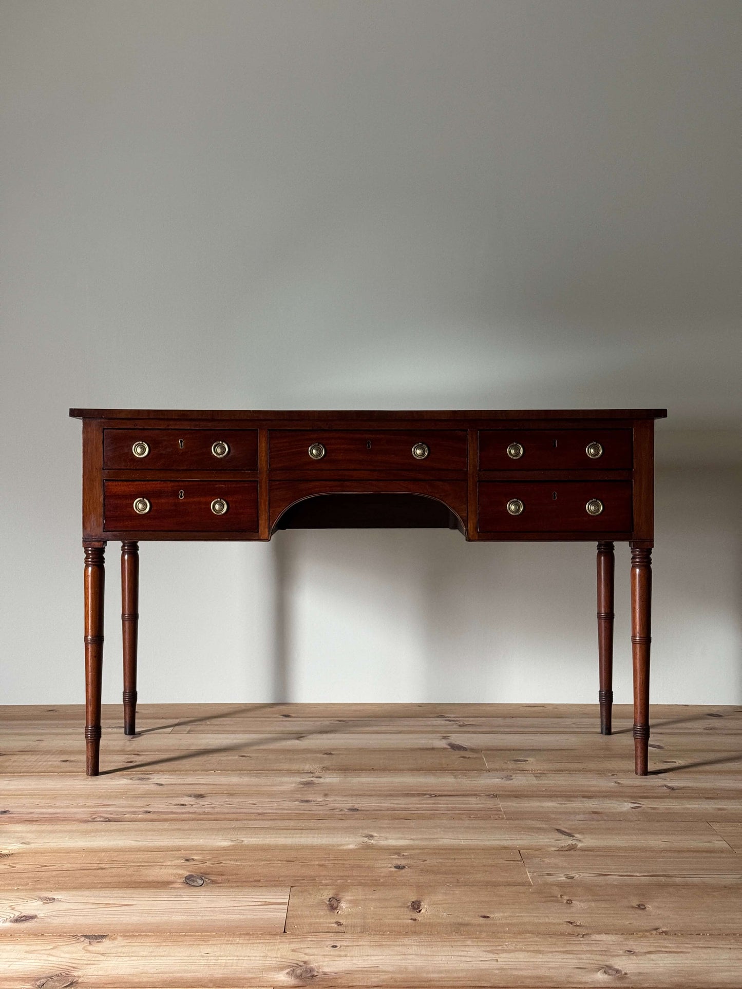 Regency mahogany dressing table