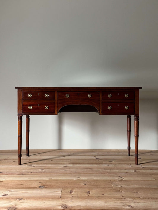 Regency mahogany dressing table