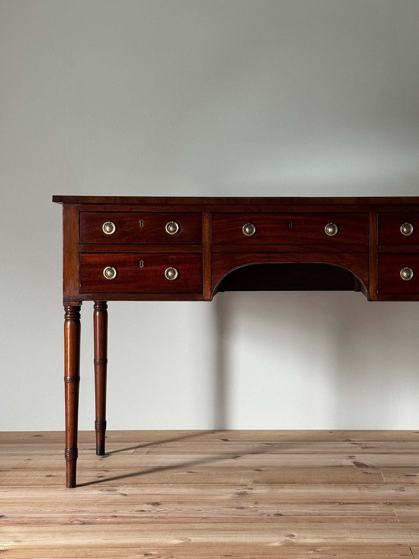 Regency mahogany dressing table