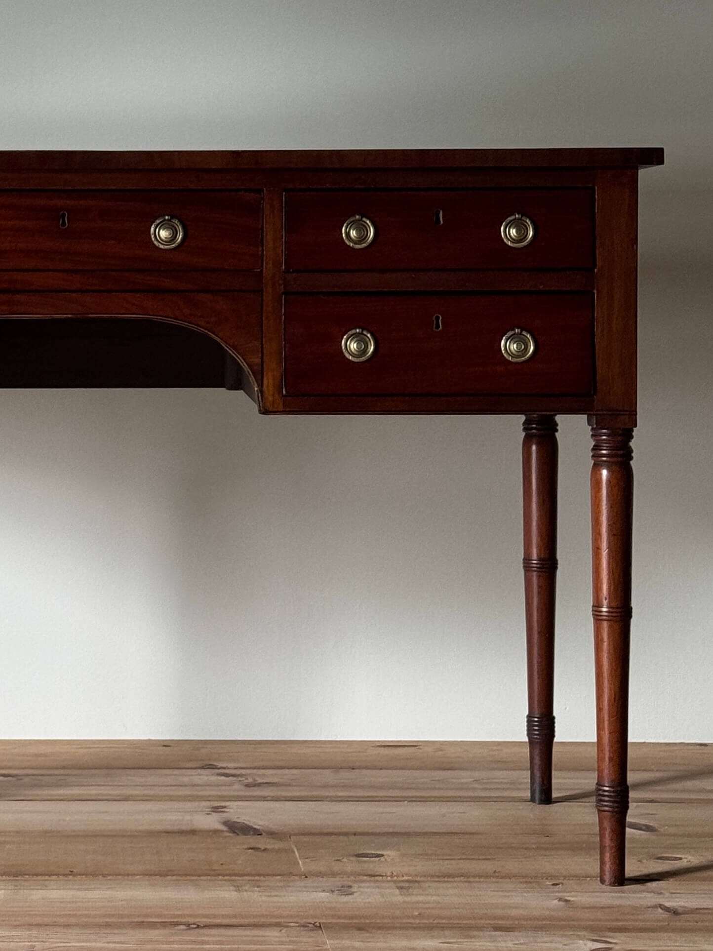 Regency mahogany dressing table