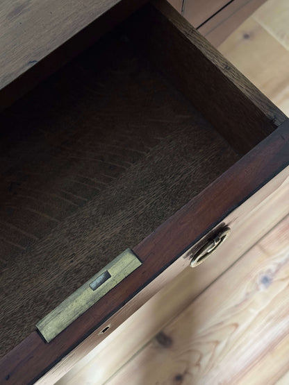 Regency mahogany dressing table