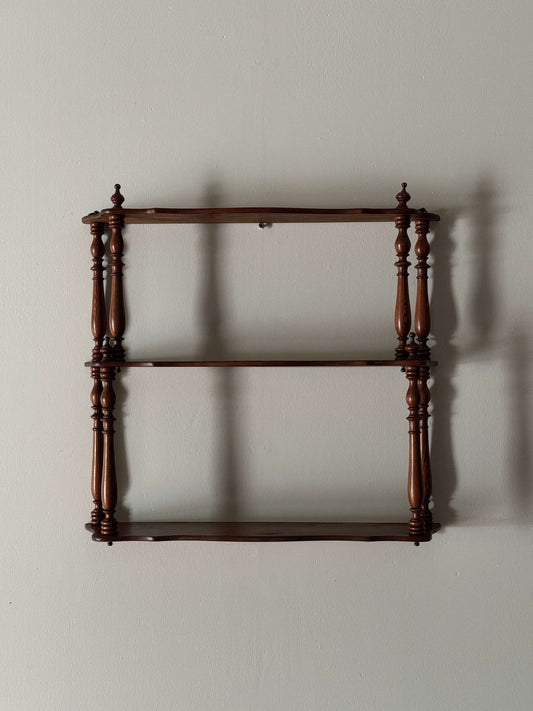 French vintage wall-hung shelf