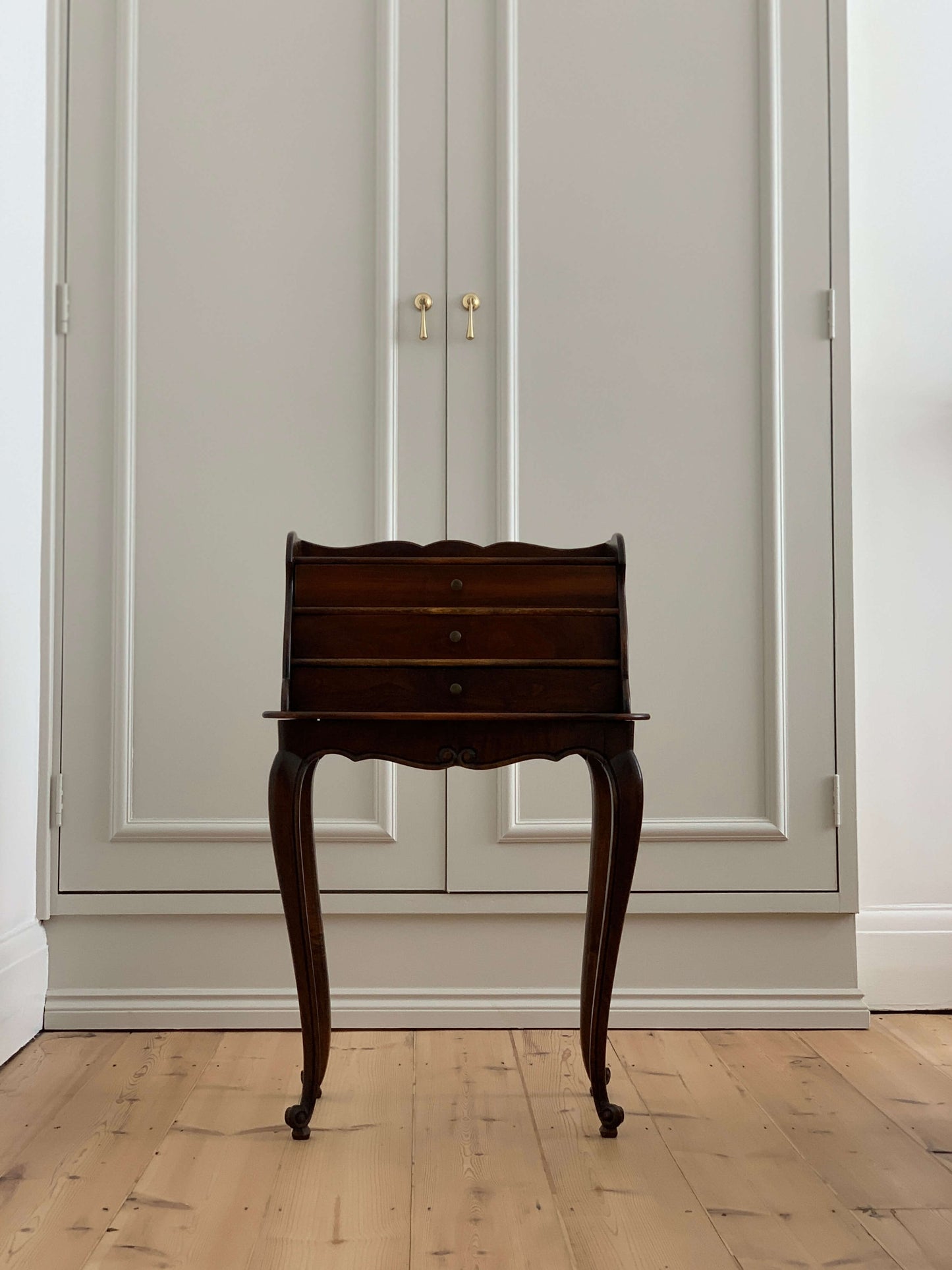 French antique single bedside with three drawers