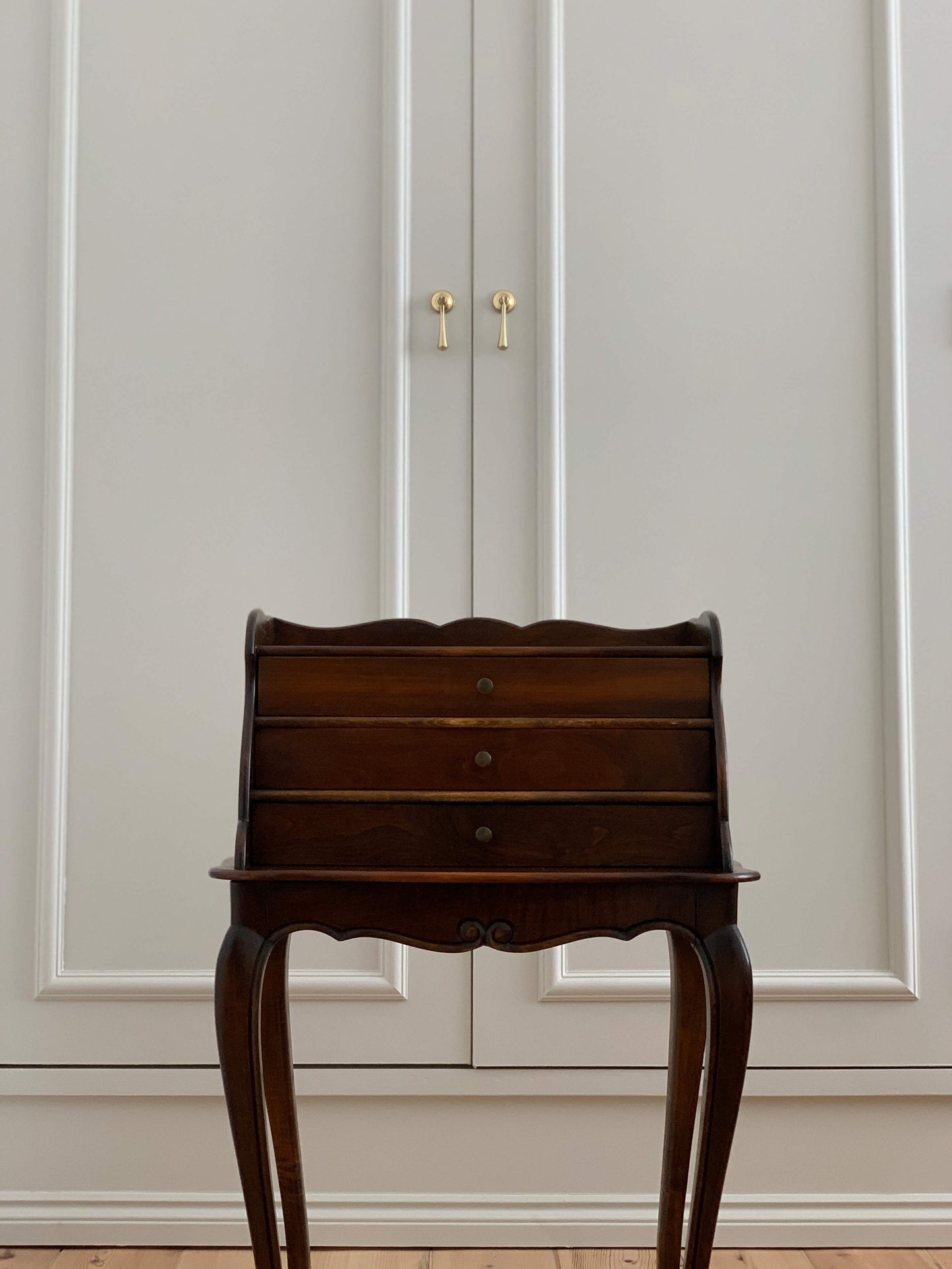 French antique single bedside with three drawers