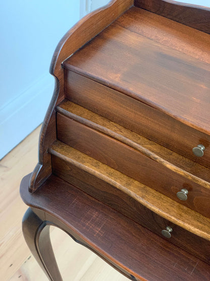 French antique single bedside with three drawers