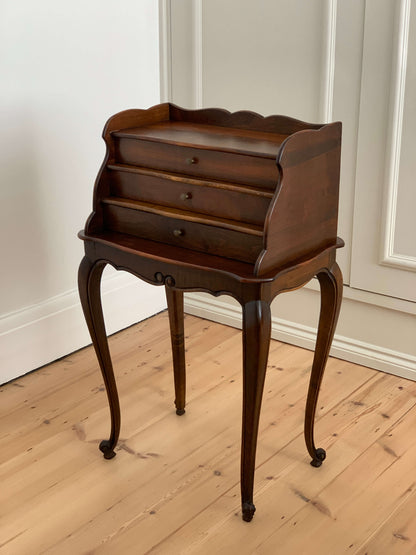 French antique single bedside with three drawers