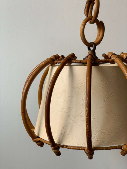 French mid-century pendant shade