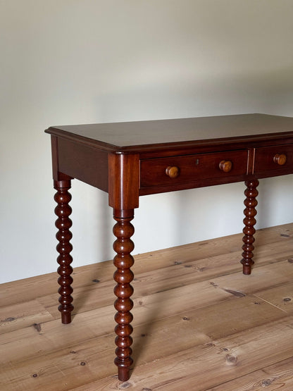 Victorian mahogany bobbin console table