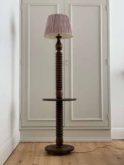 French vintage turned floor lamp