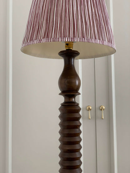 French vintage turned floor lamp