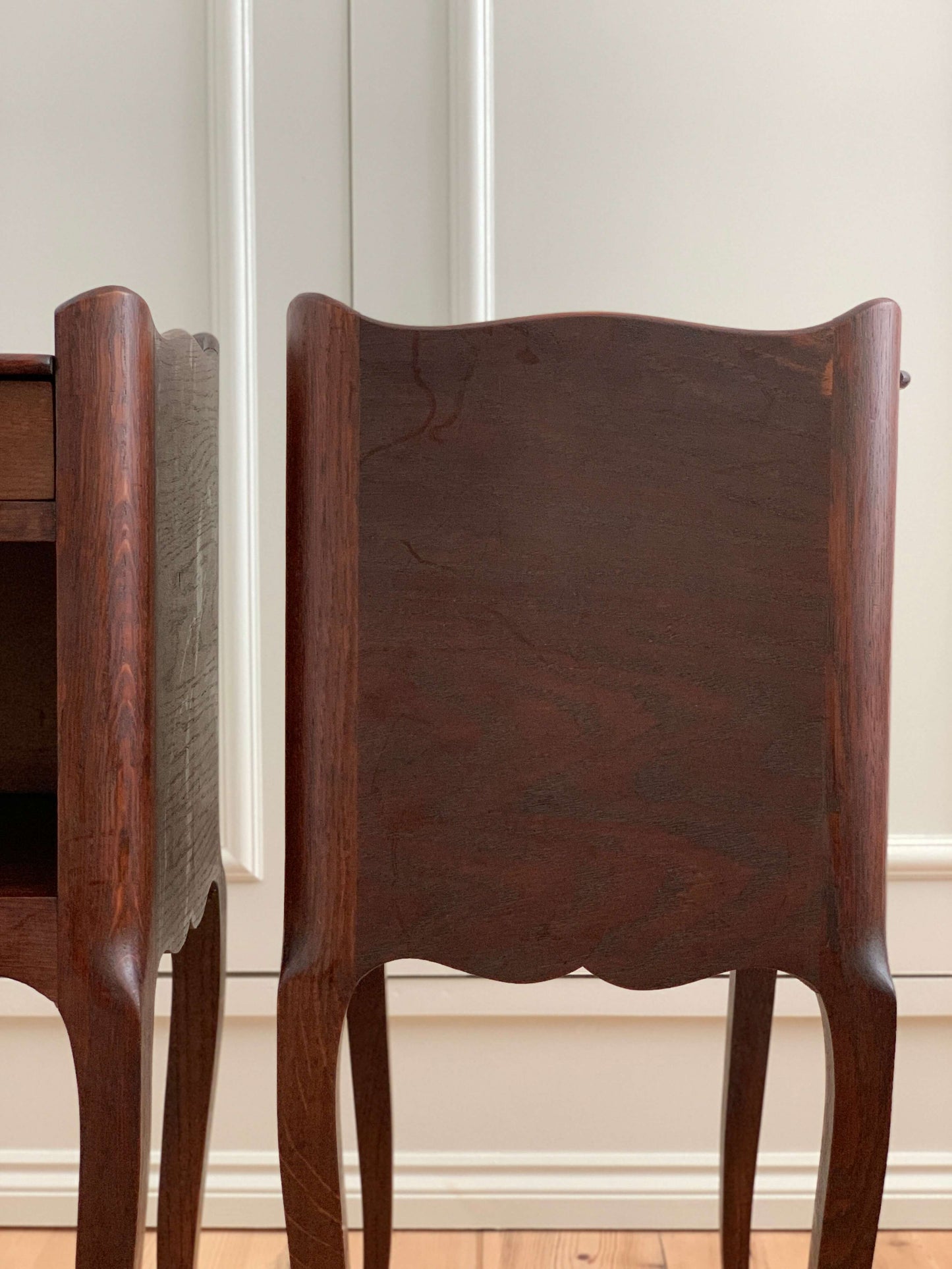 Pair of French vintage bedside tables