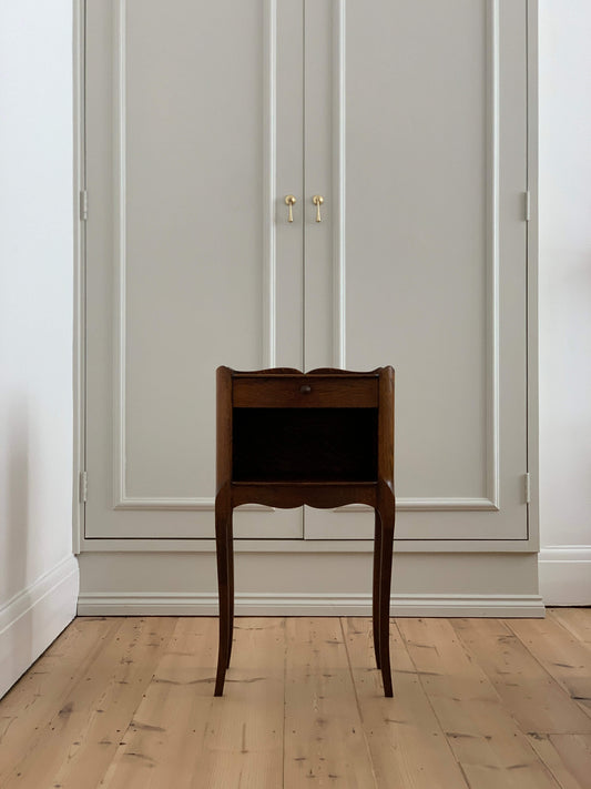 French antique single bedside table