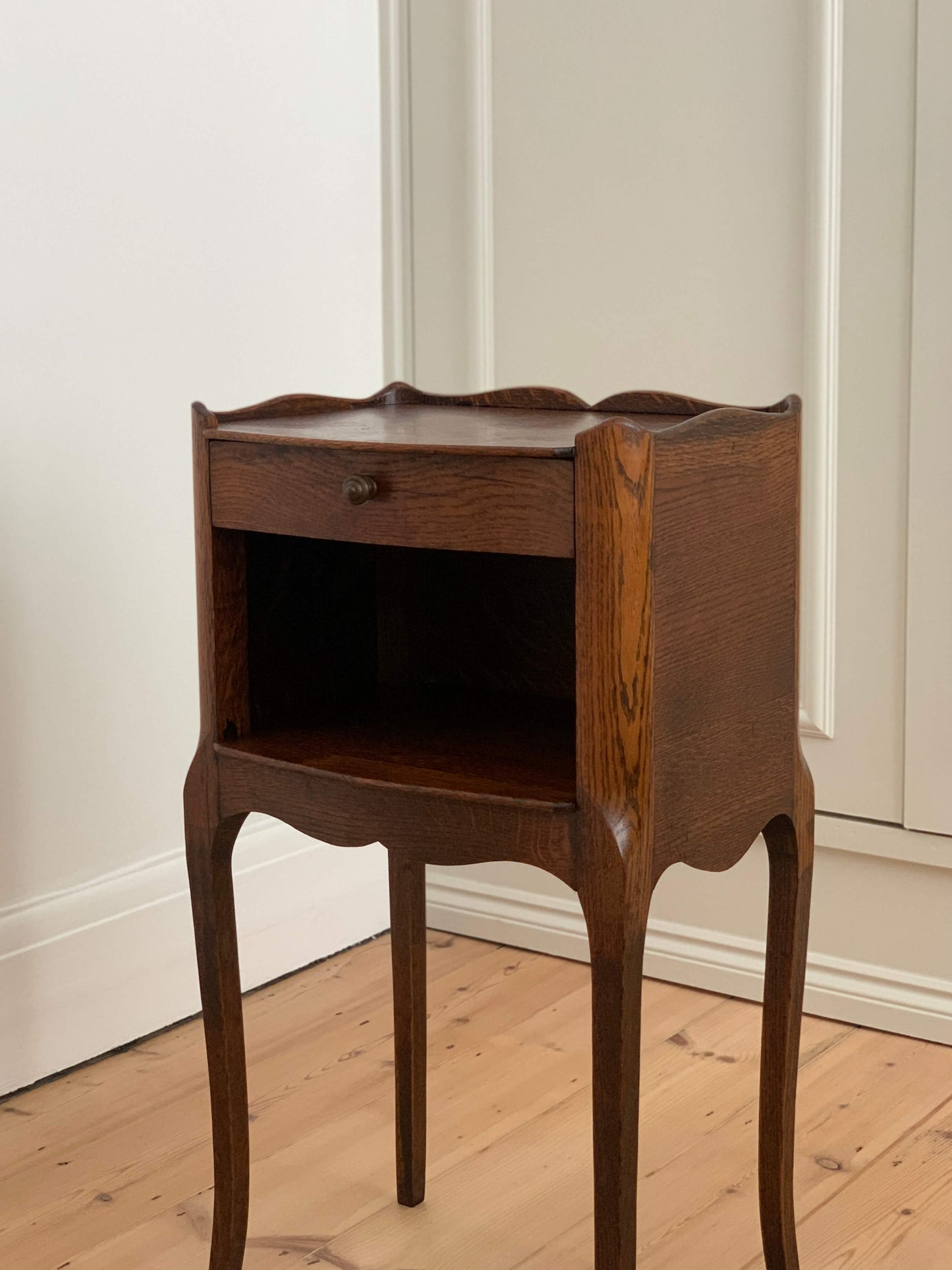 French antique single bedside table