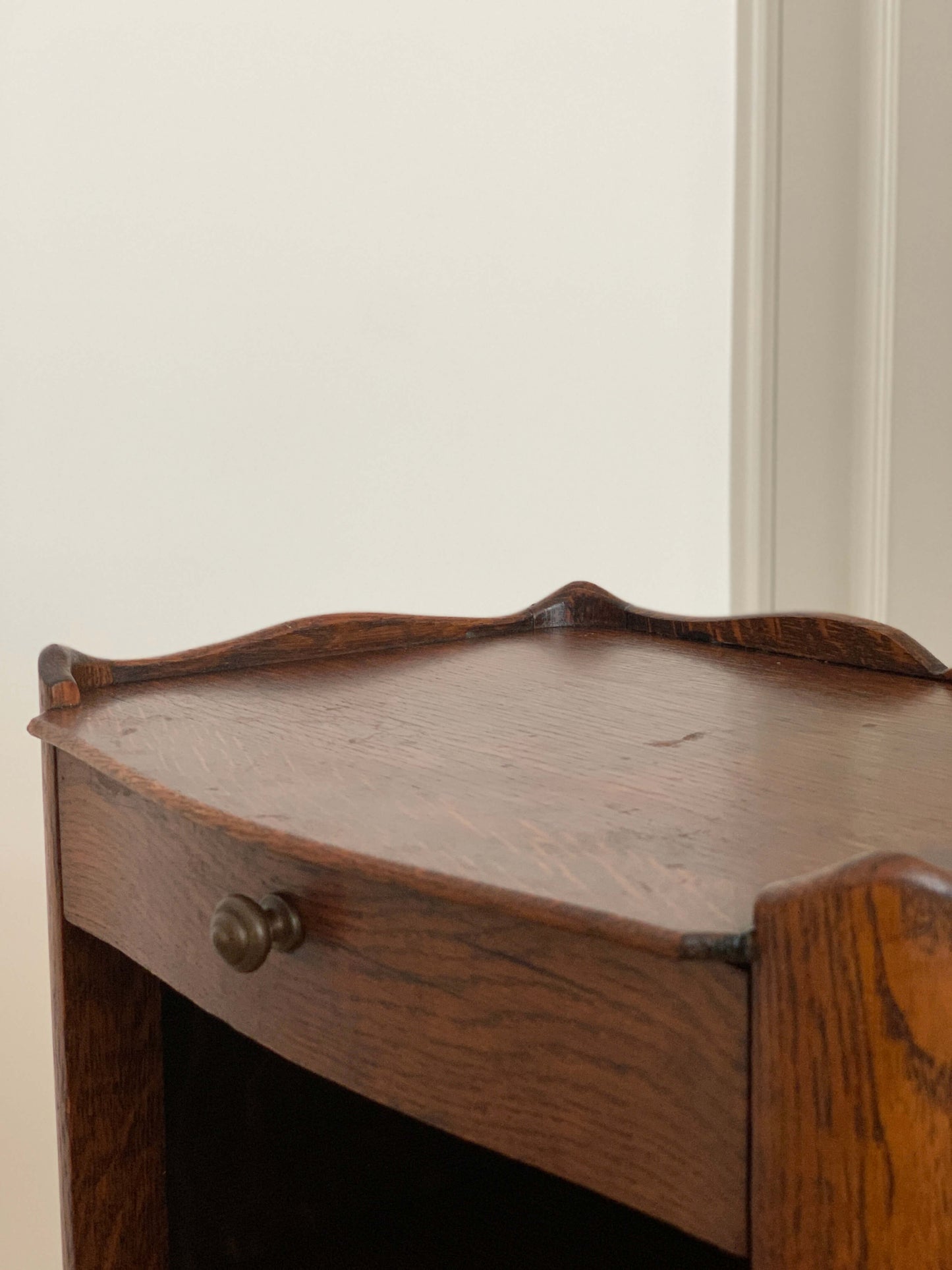 French antique single bedside table