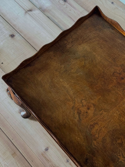 Vintage scalloped coffee table