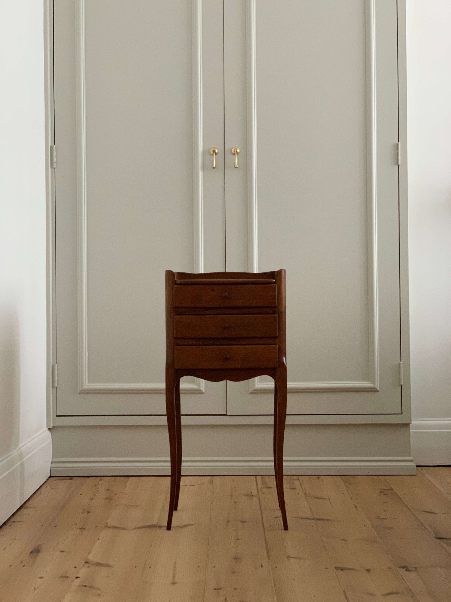 French antique single bedside table