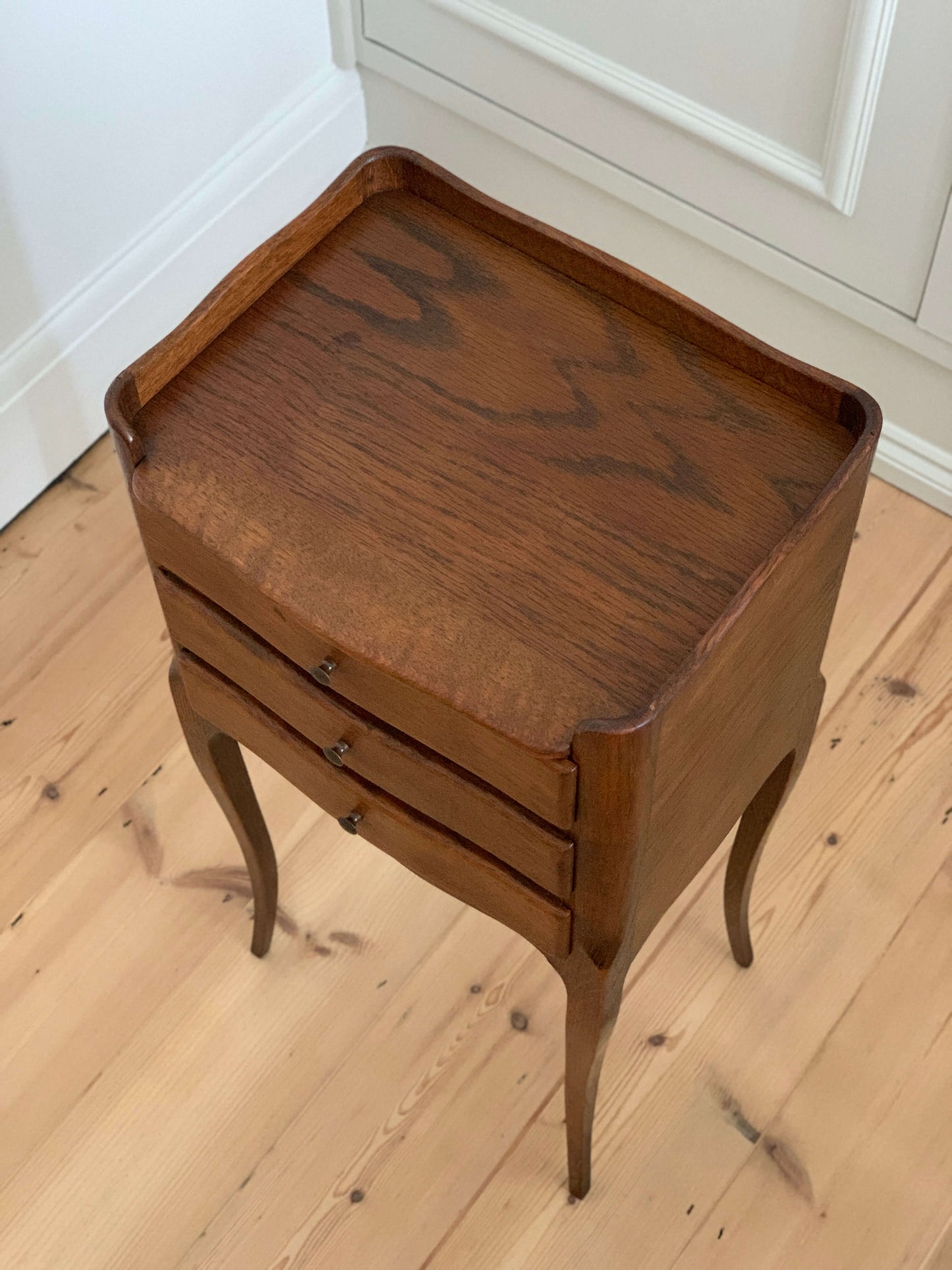 French antique single bedside table