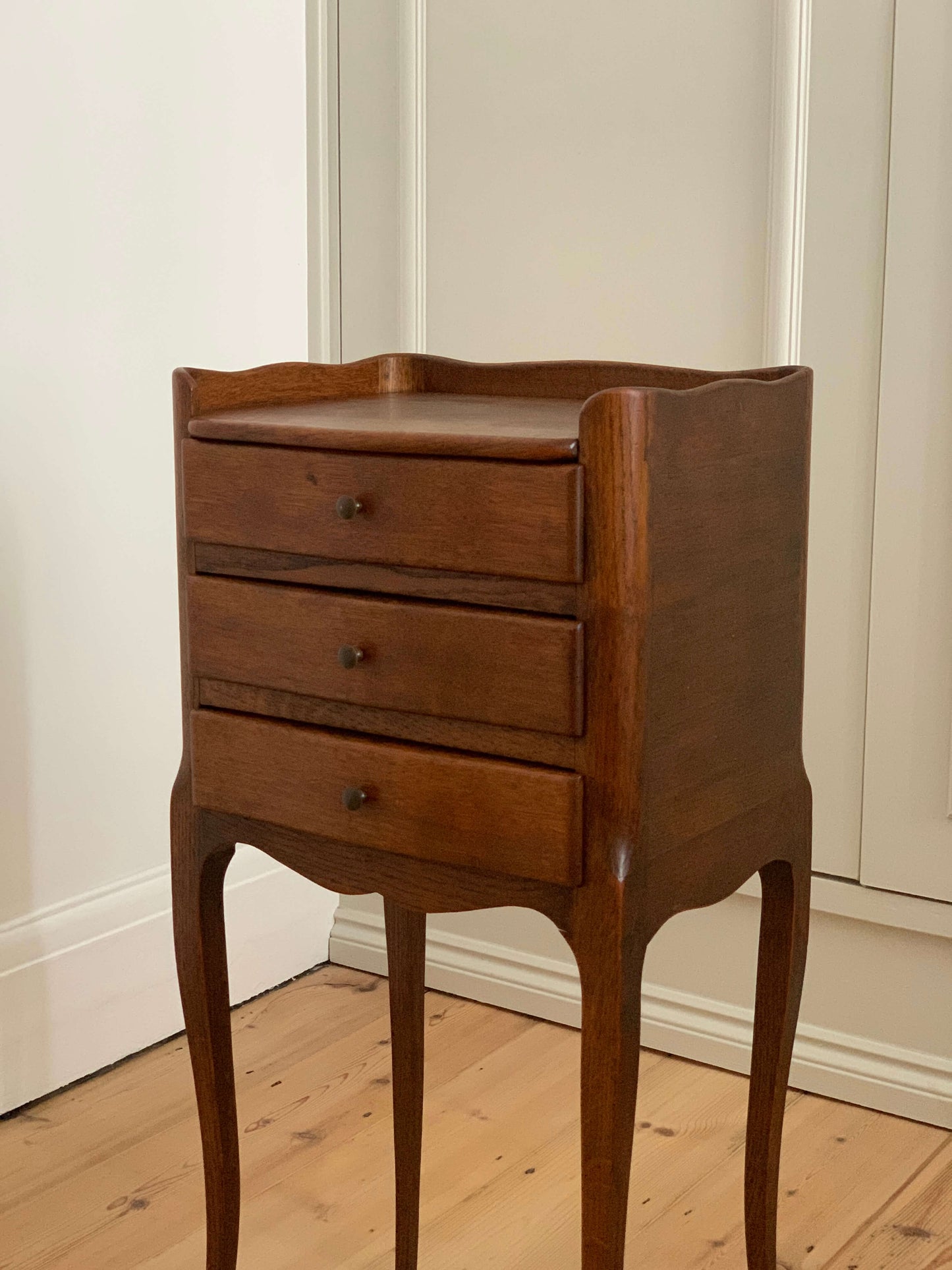 French antique single bedside table