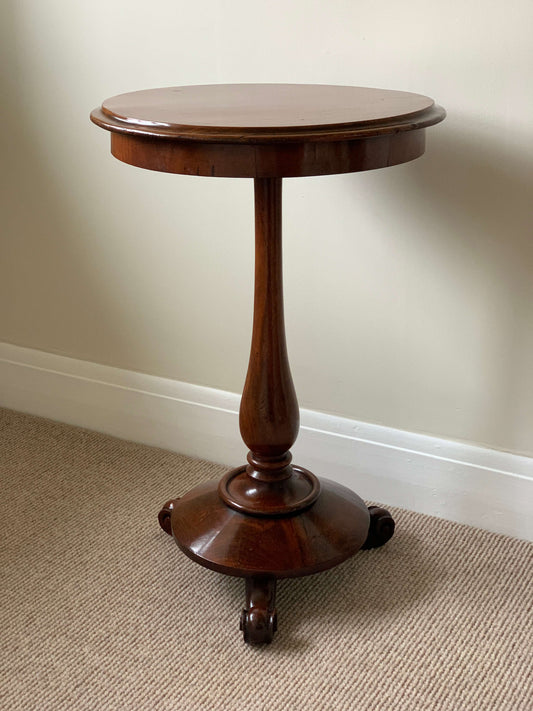 Antique mahogany William IV side table