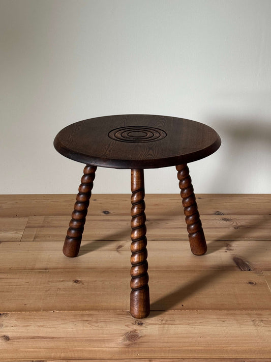 French mid-century twisted table