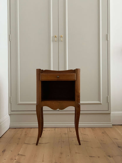 French antique single bedside table