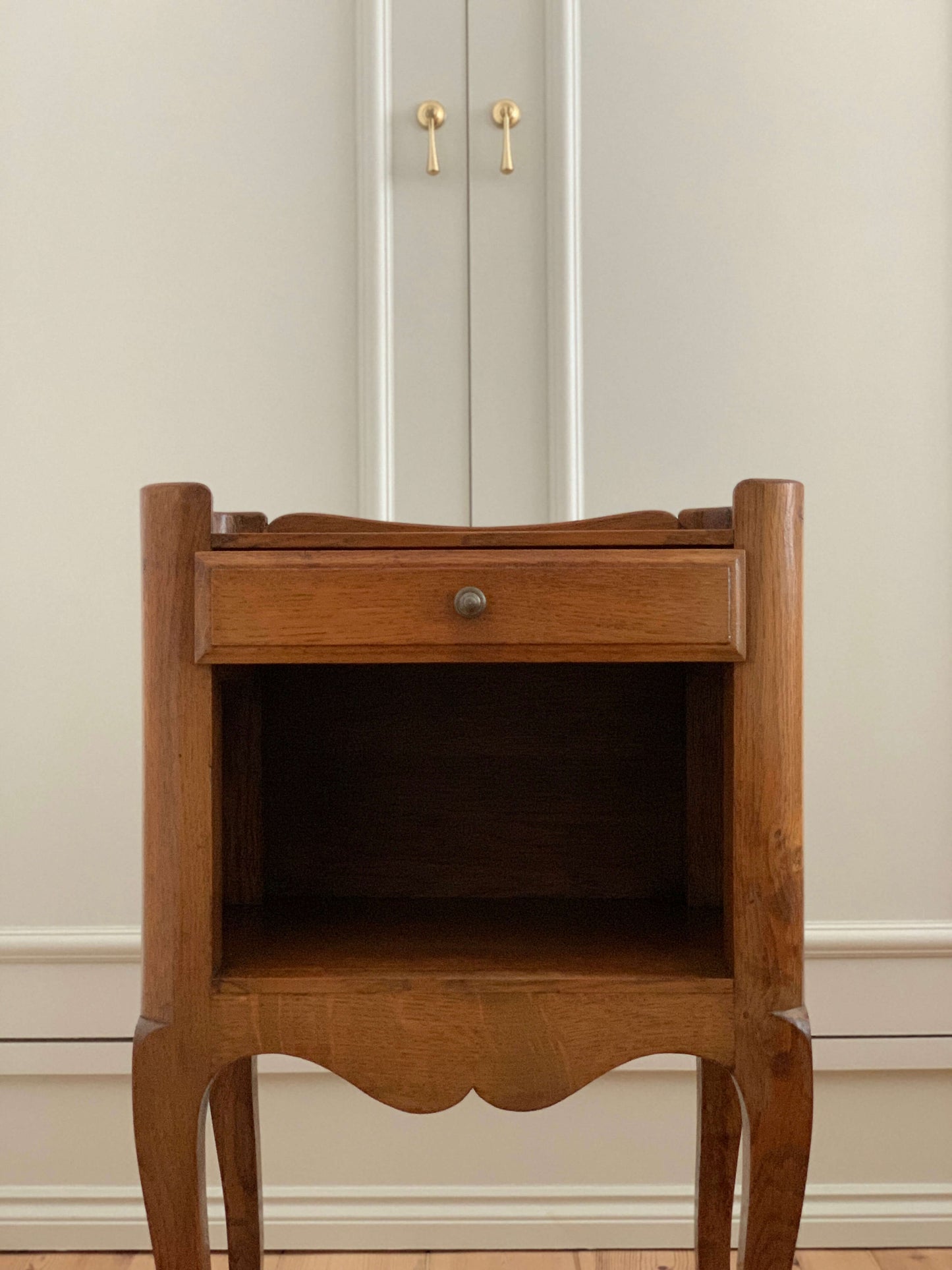 French antique single bedside table