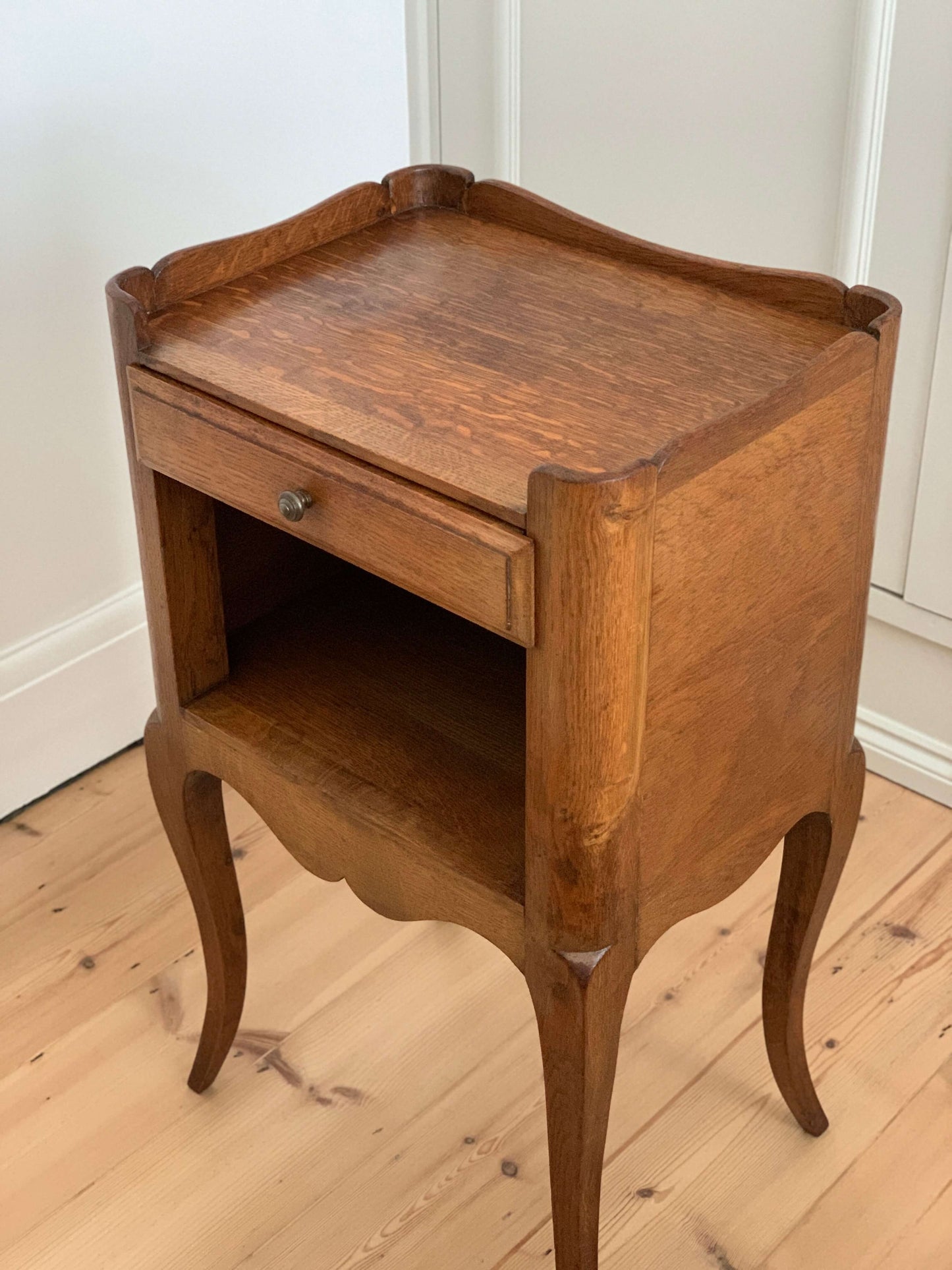 French antique single bedside table