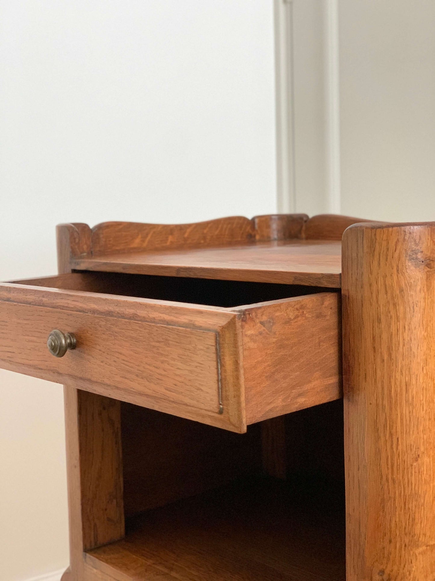 French antique single bedside table