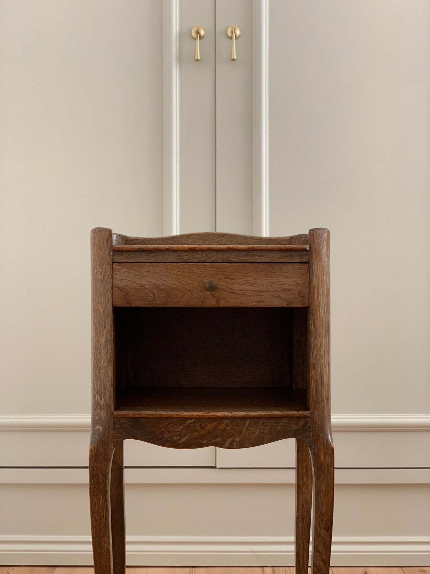 French antique single bedside table