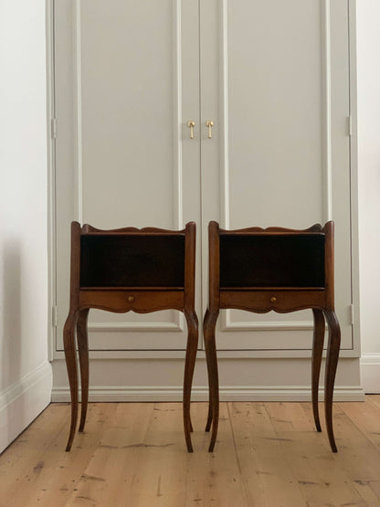 Pair of French vintage bedside tables