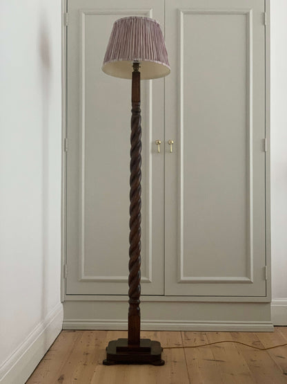 Antique barley twist floor lamp