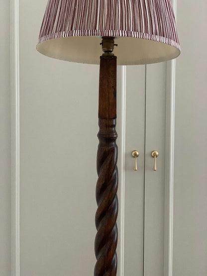 Antique barley twist floor lamp