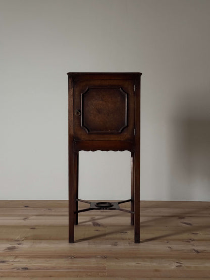 Georgian mahogany single bedside table