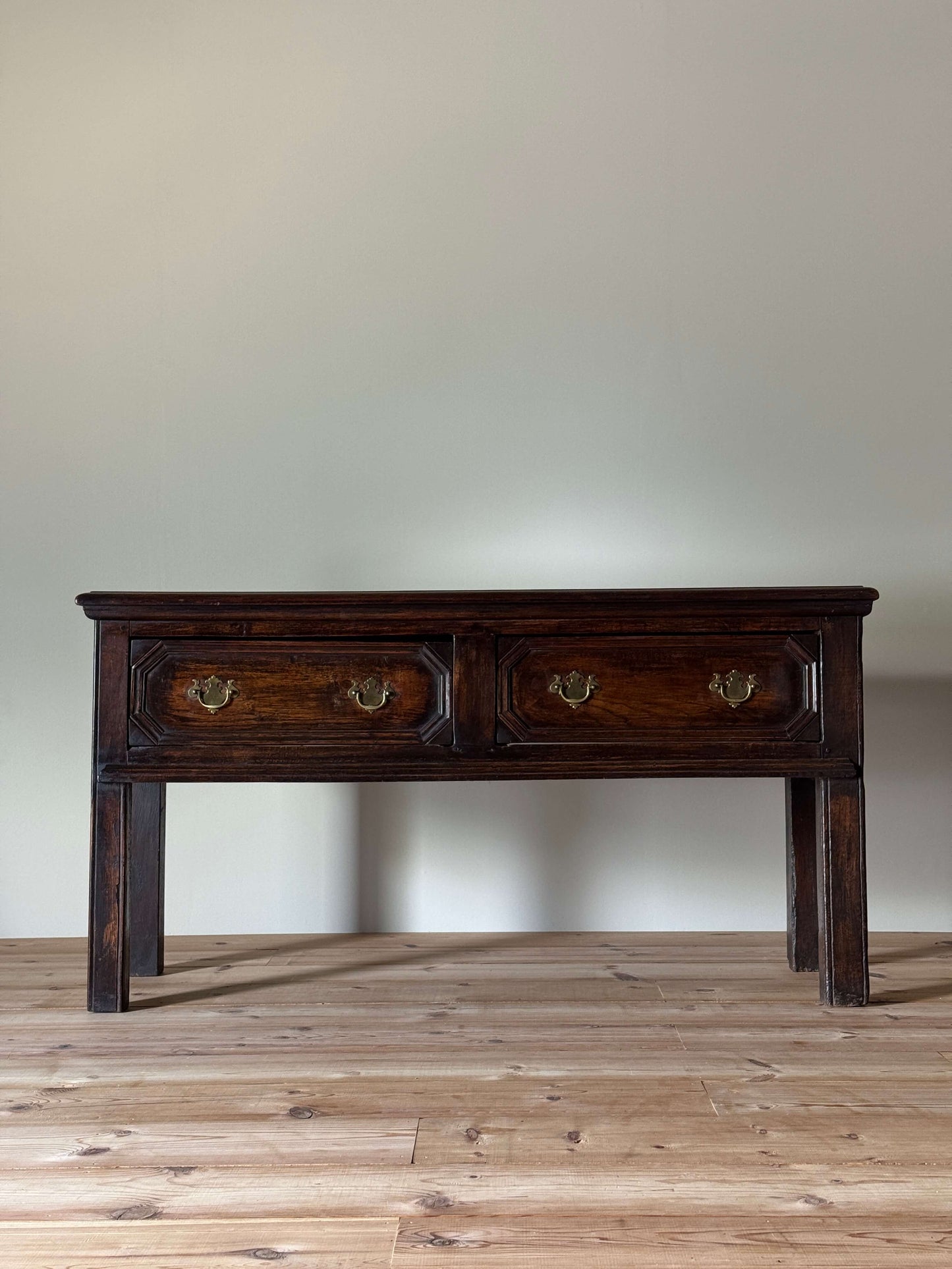 George I oak dresser base