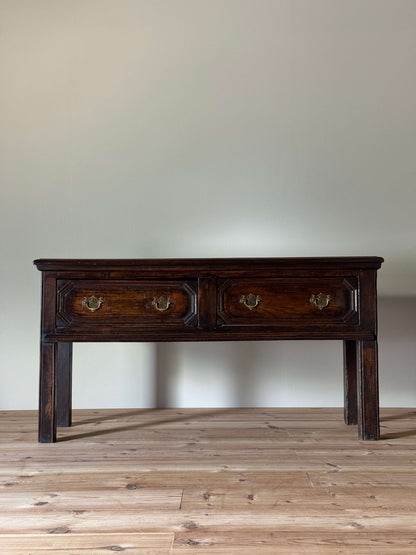 George I oak dresser base