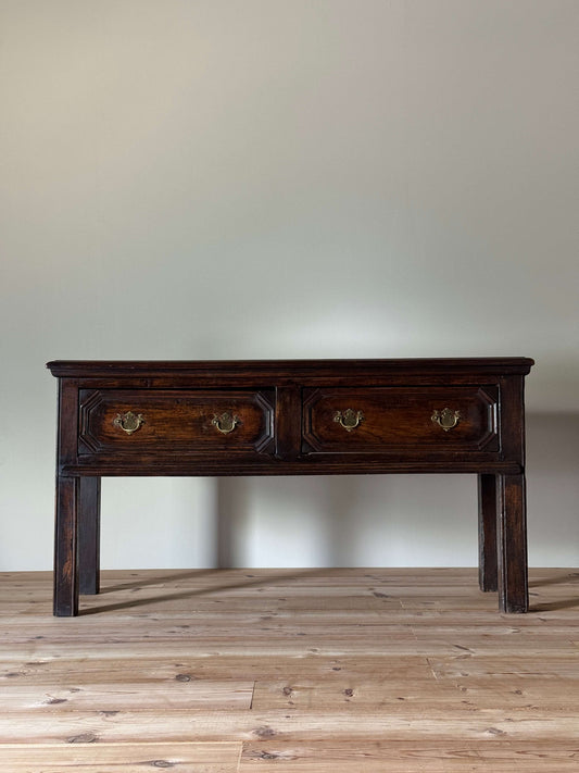 George I oak dresser base