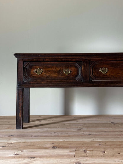George I oak dresser base