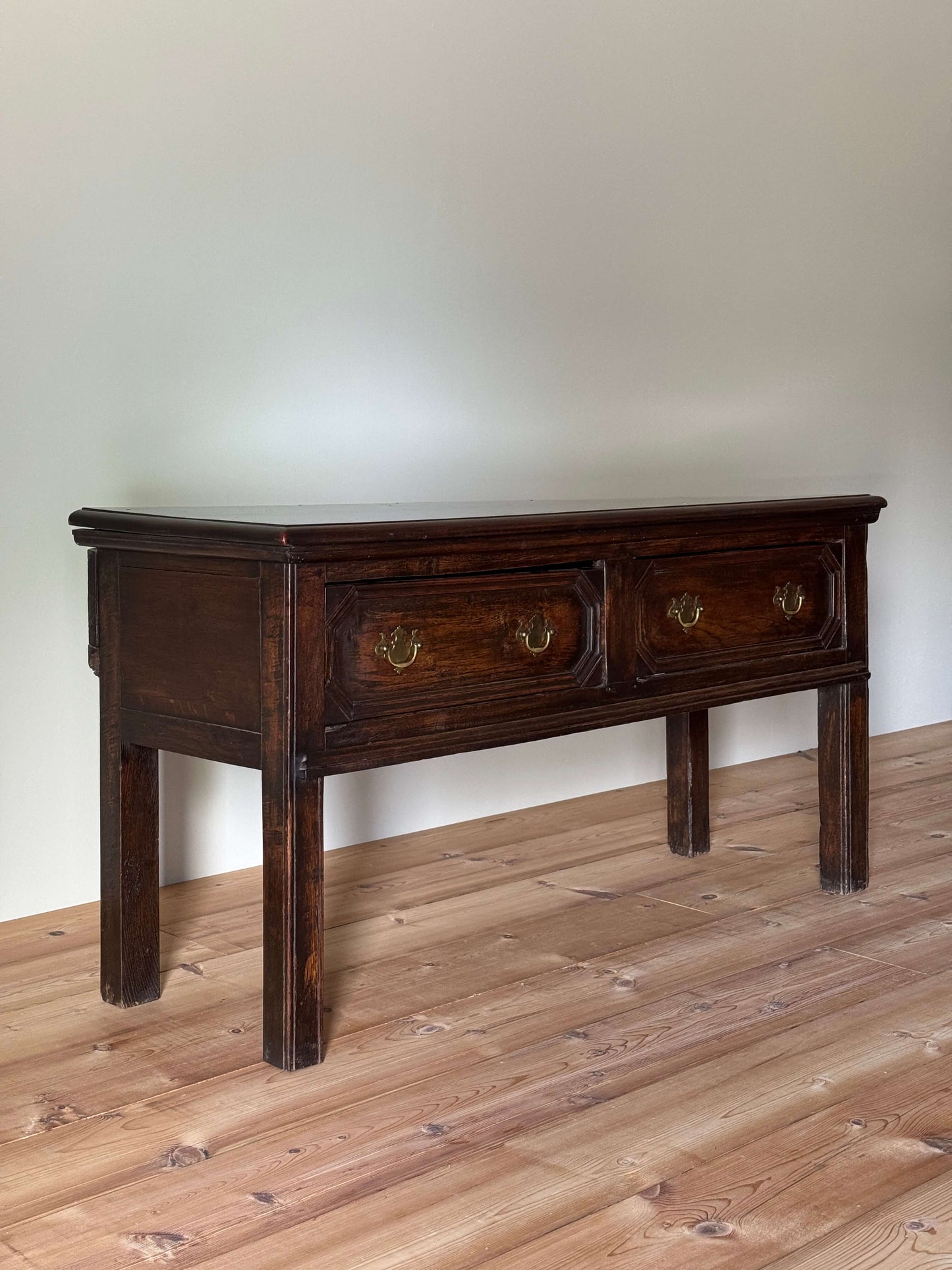 George I oak dresser base