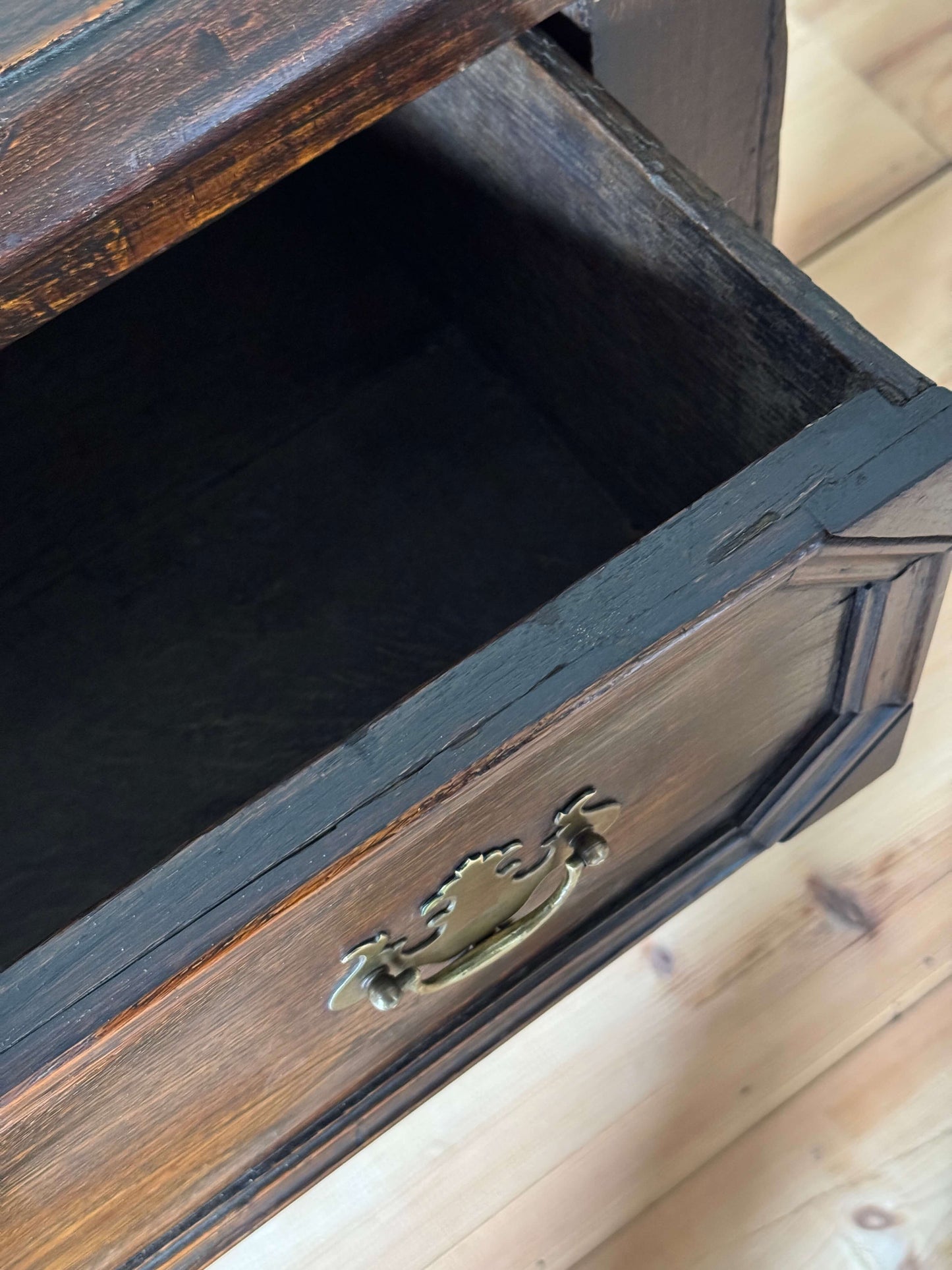 George I oak dresser base