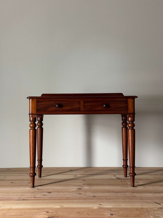 Late Victorian mahogany console table