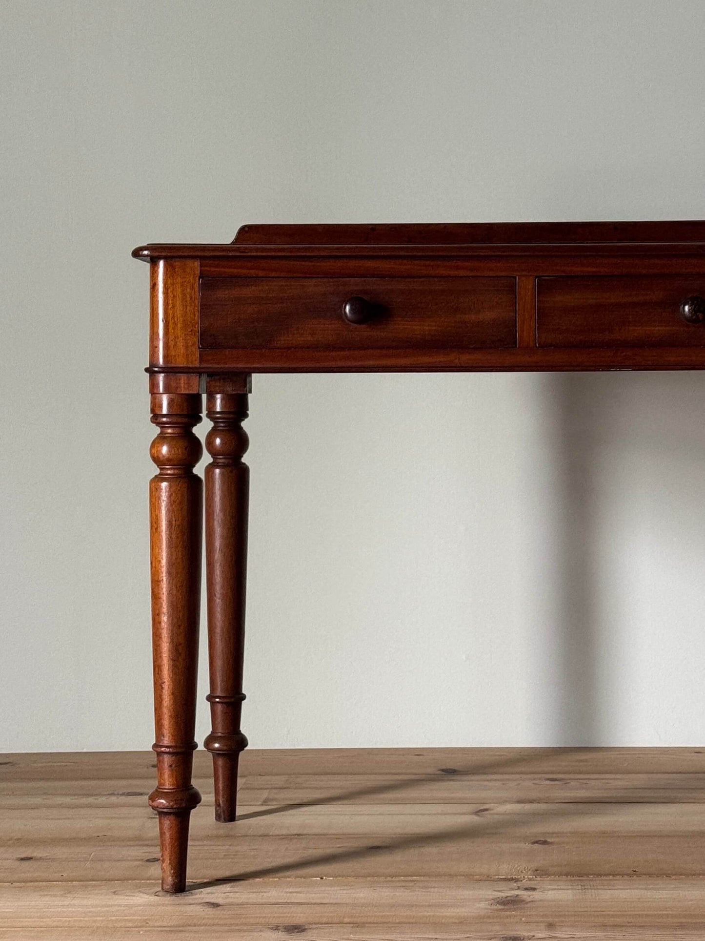 Late Victorian mahogany console table