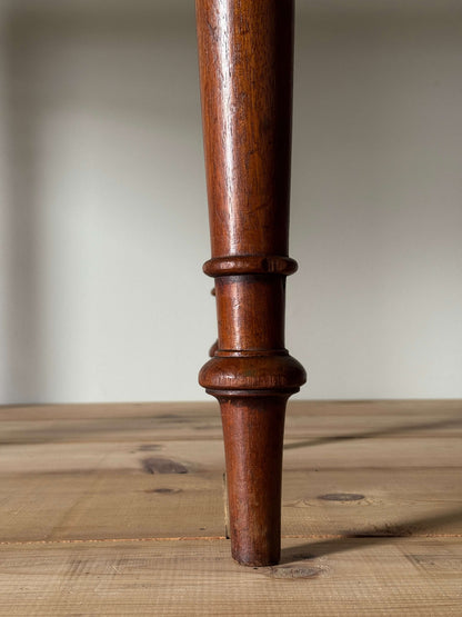Late Victorian mahogany console table
