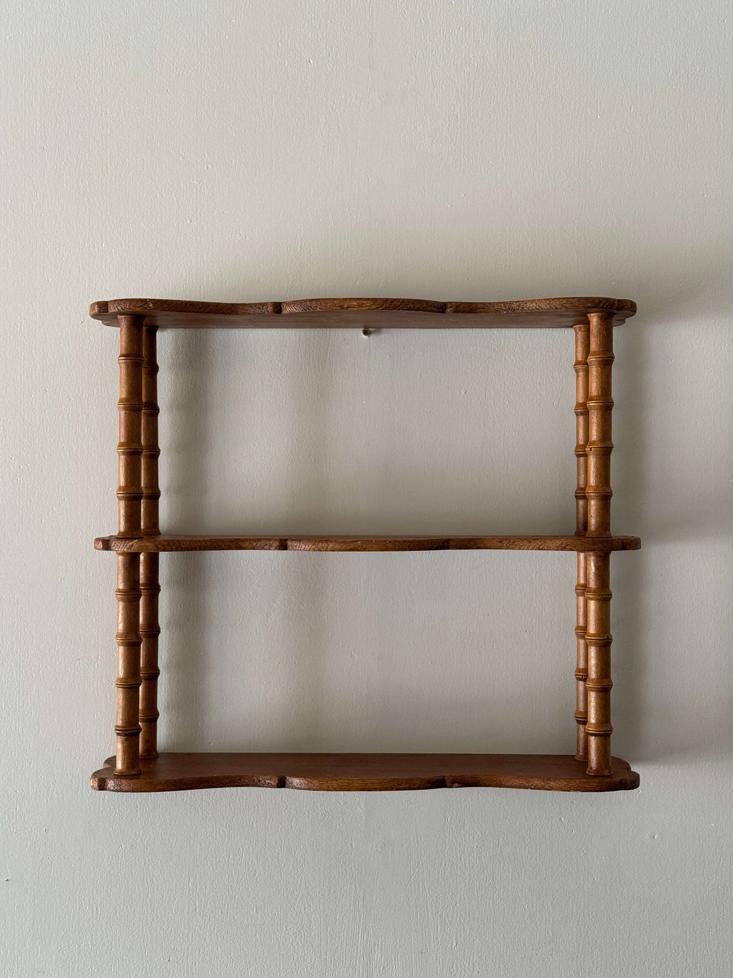 ON HOLD French rustic pine shelf